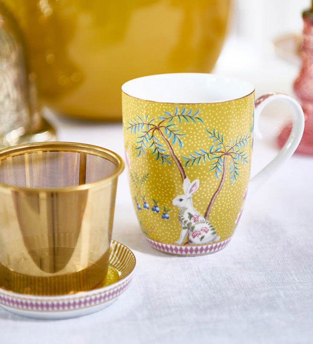 La Majorelle Sarı Çay Tabağı 9 cm