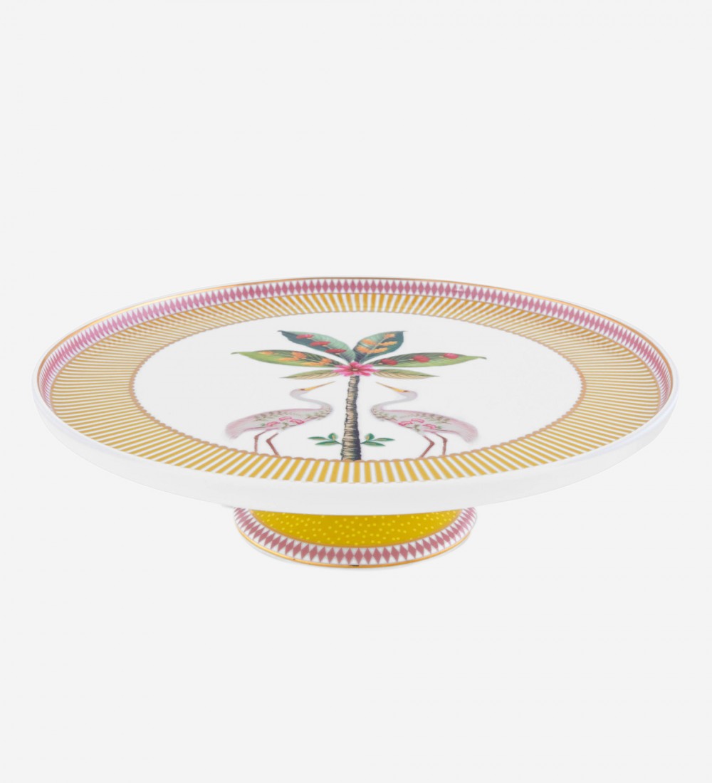 La Majorelle Sarı Mini Kek Standı 21 cm 