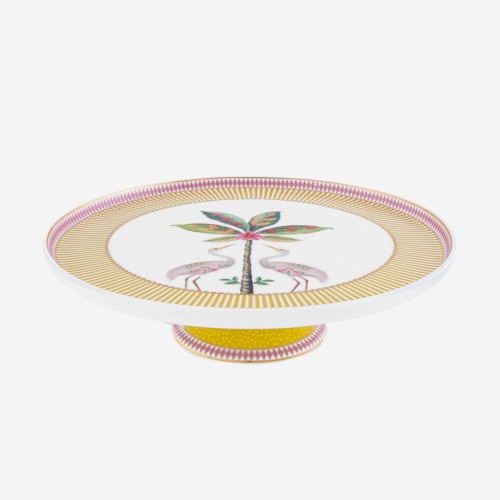 La Majorelle Sarı Mini Kek Standı 21 cm 