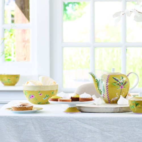 La Majorelle Sarı Mini Kek Standı 21 cm 