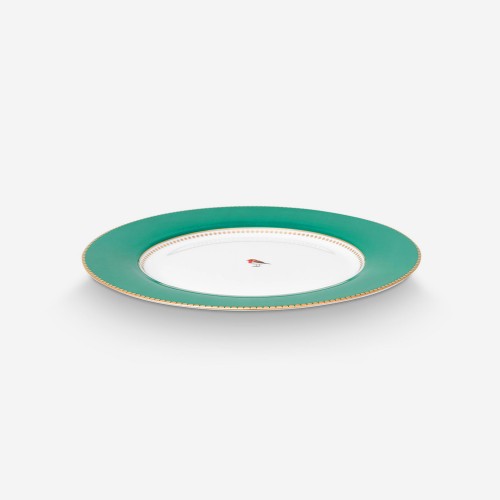 Love Birds Yeşil Tabak 17 cm