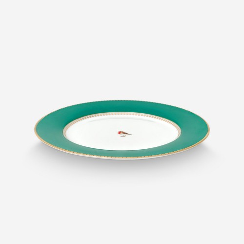 Love Birds Yeşil Tabak  21 cm