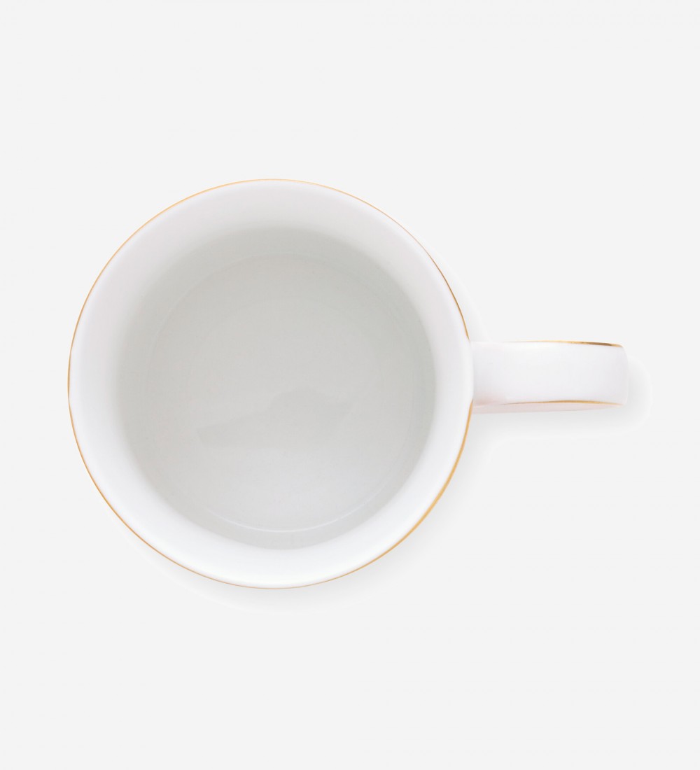 Love Birds Kırmızı Madalyon Desenli Mug 150 ml