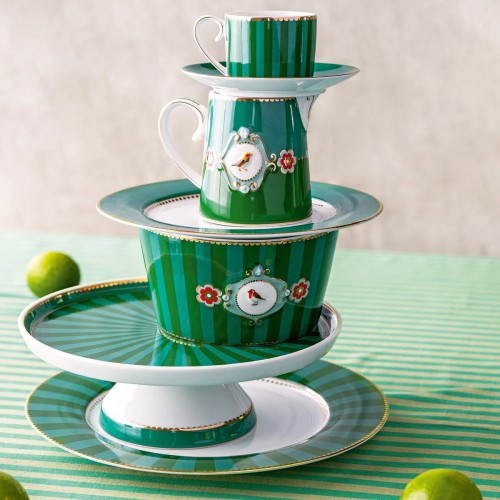 Love Birds Yeşil Kahve Fincanı 125 ml. 