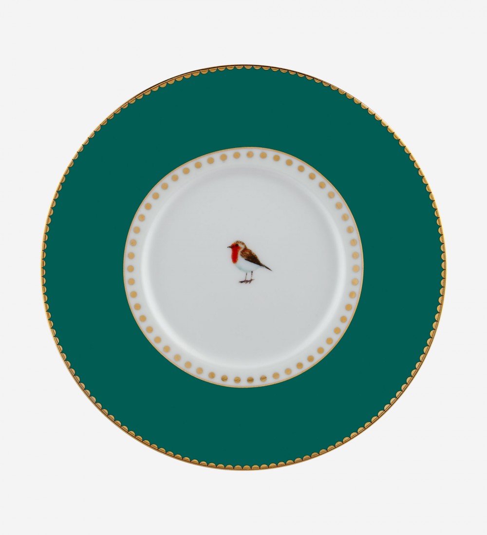 Love Birds Yeşil Kuşlu Kahve Fincanı 125 ml.