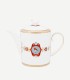 Love Birds Beyaz Madalyon Desenli Demlik 1,3 lt.