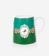 Love Birds Yeşil Madalyon Desenli Sütlük 270 ml