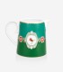 Love Birds Yeşil Madalyon Desenli Sütlük 270 ml