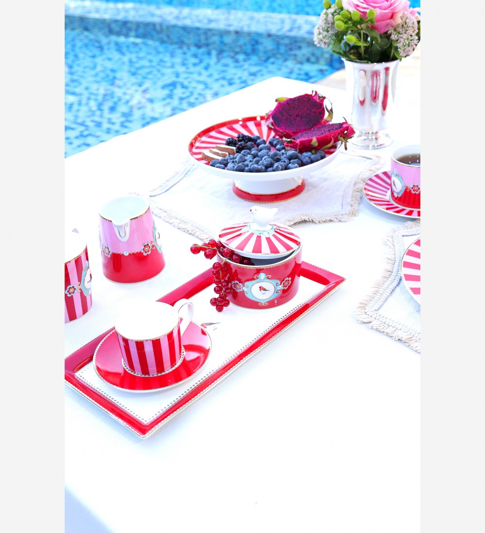 Love Birds Kırmızı Şekerlik 