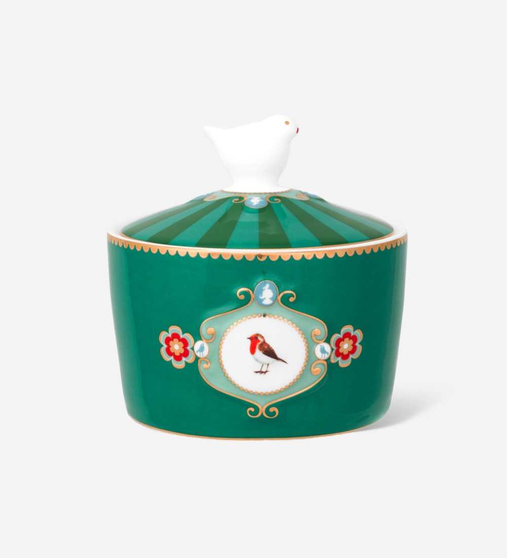 Love Birds Yeşil Şekerlik 