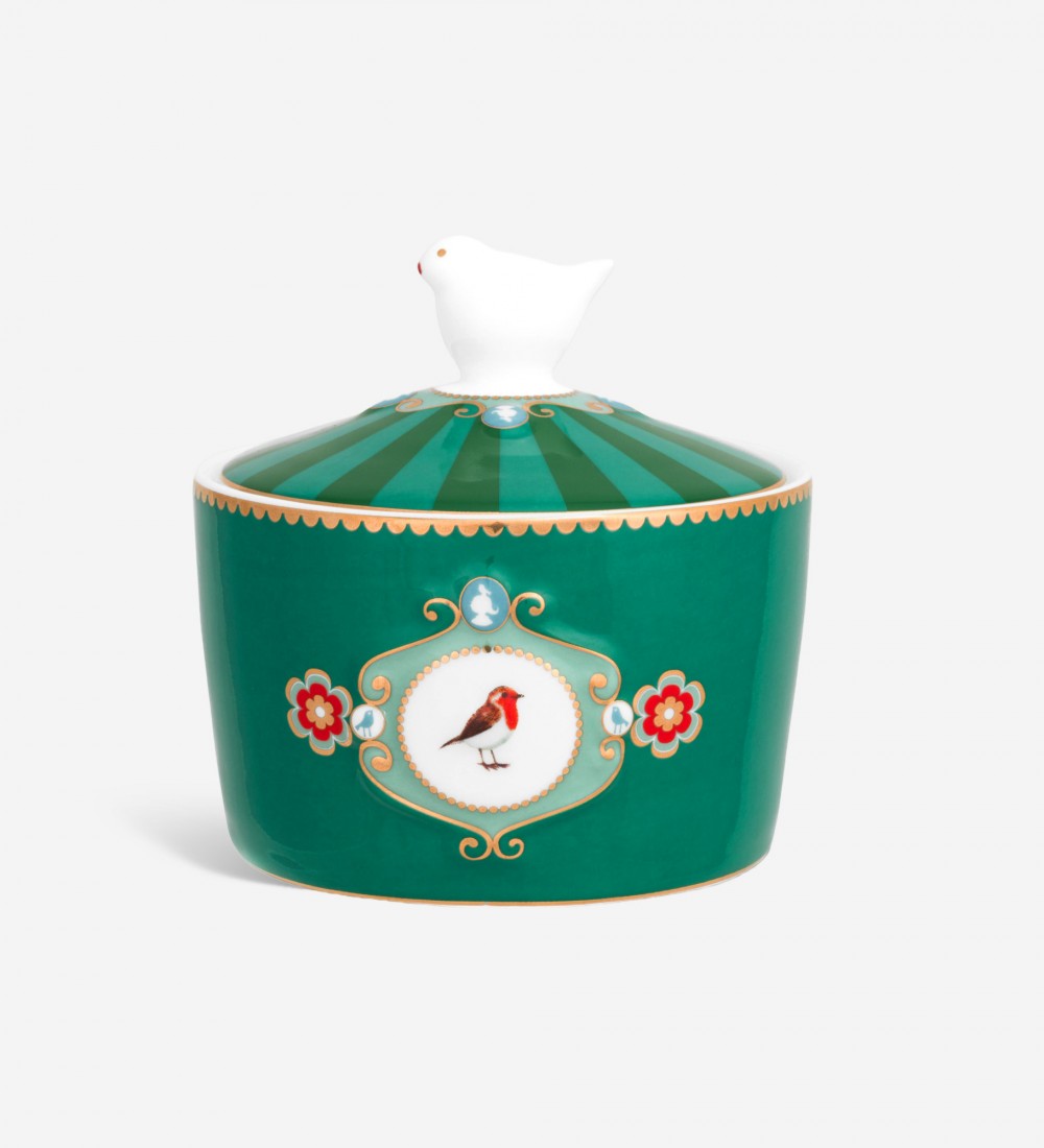 Love Birds Yeşil Şekerlik 