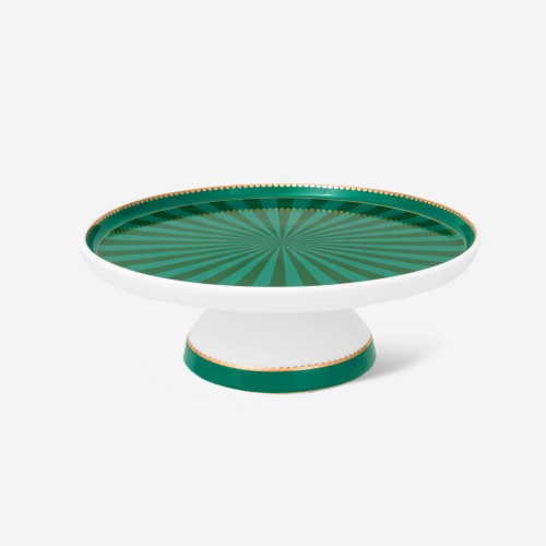 Love Birds Yeşil Mini Kek Standı 24 cm 