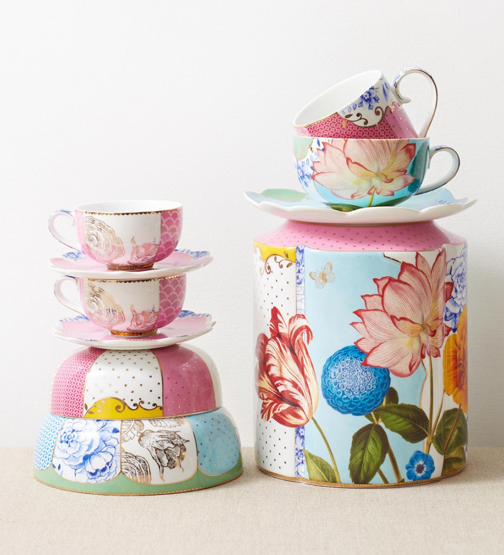 Royal Beyaz / Pembe Kase 12,5 cm.