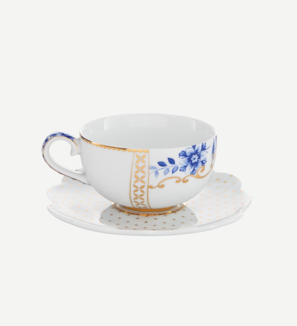 Royal Beyaz / Altın Renkli Kahve Fincanı