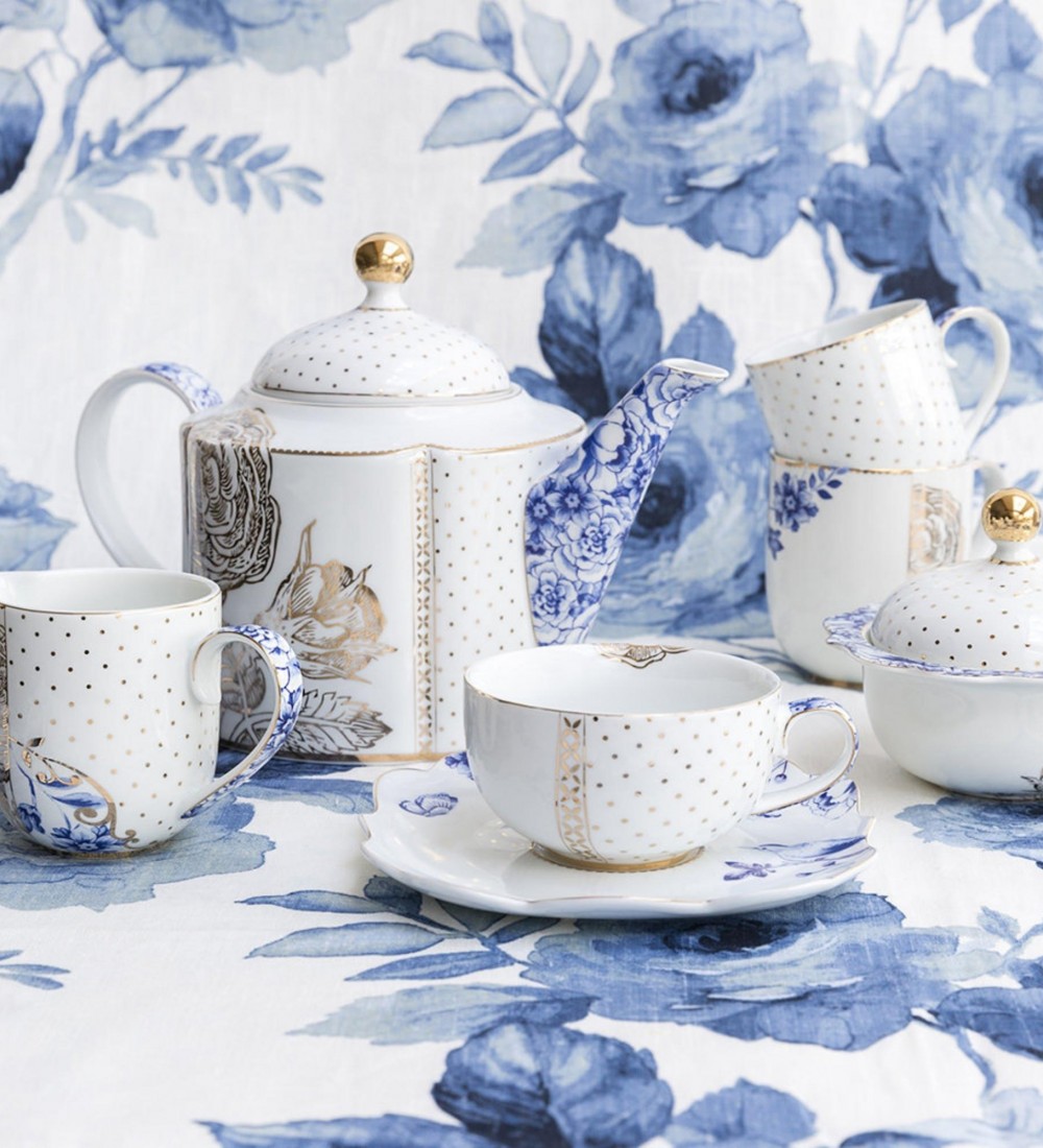 Royal Beyaz / Altın Renkli Kahve Fincanı