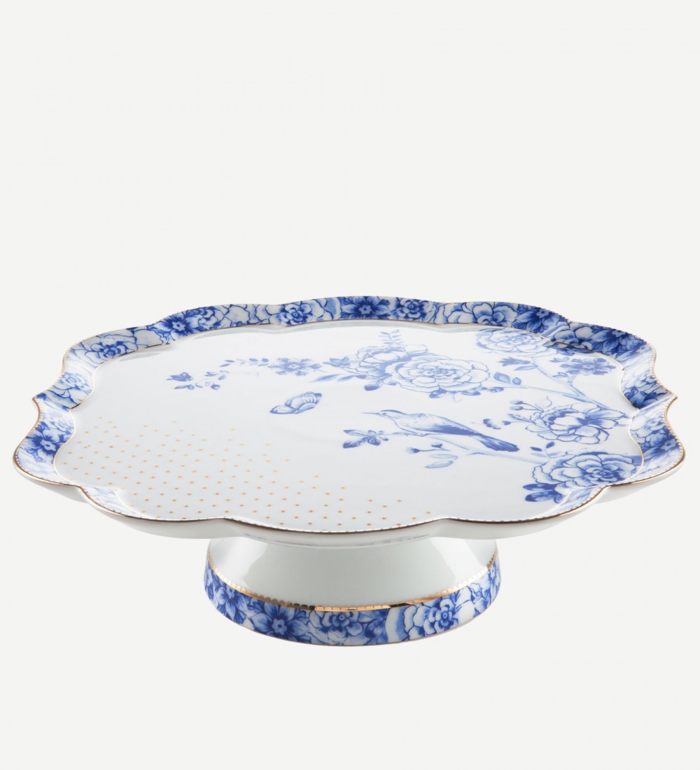 Royal Beyaz / Mavi Mini Kek Standı