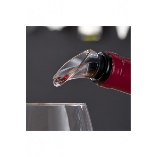 Vacu Vin Şarap Servis, Kristal, Siyah (2 parça)