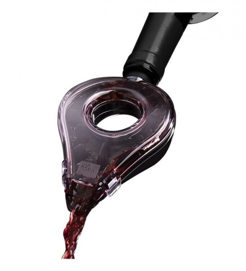 Vacu Vin Şarap Havalandırıcı, Gri, Kutulu