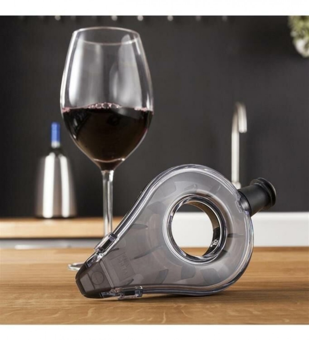 Vacu Vin Şarap Havalandırıcı, Gri, Kutulu