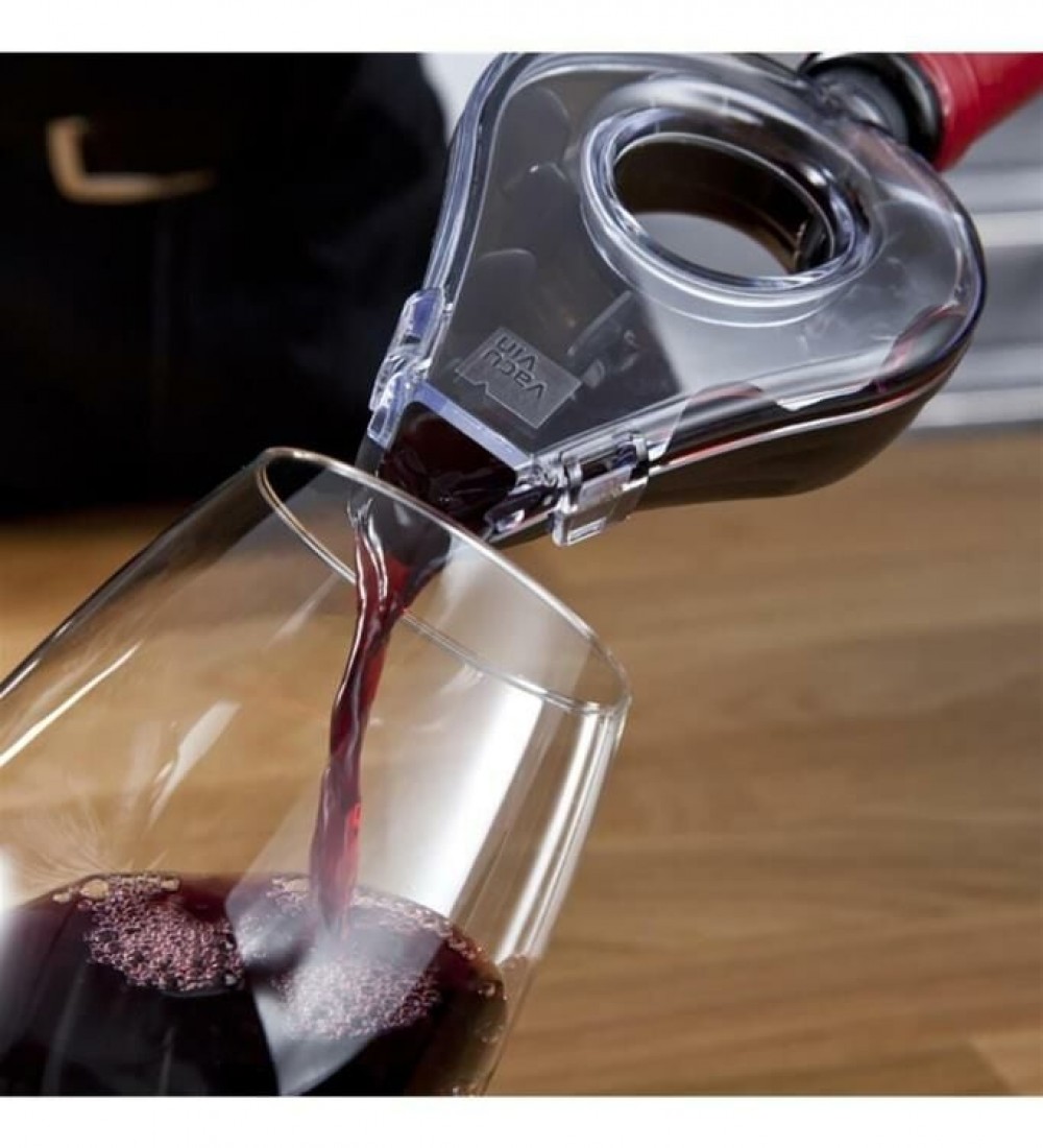 Vacu Vin Şarap Havalandırıcı, Gri, Kutulu