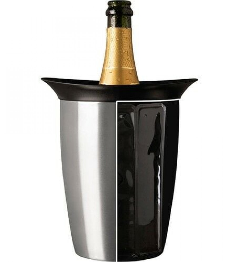 Vacu Vin Aktif Şampanya Soğutucu, Elegant Paslanmaz Çelik, Kutulu