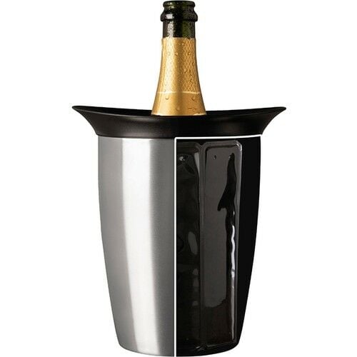 Vacu Vin Aktif Şampanya Soğutucu, Elegant Paslanmaz Çelik, Kutulu