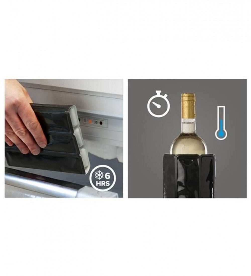 Vacu Vin Aktif Soğutucu Küçük Siyah