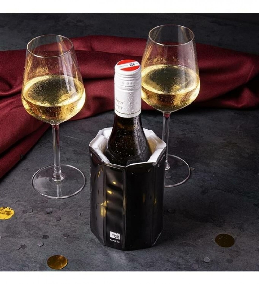 Vacu Vin Aktif Soğutucu Küçük Siyah