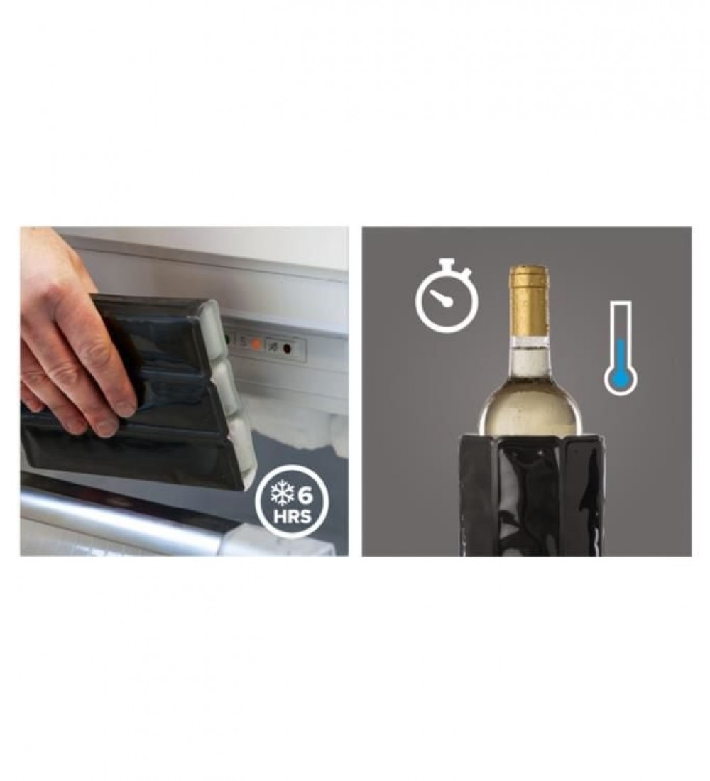 Vacu Vin Aktif Şarap Soğutucu, Siyah