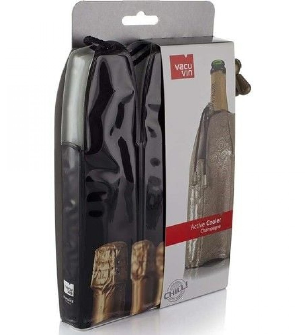 Vacu Vin Aktif Şampanya Soğutucu, Desenli
