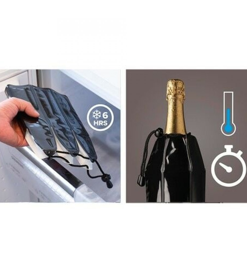 Vacu Vin Aktif Şarap & Şampanya Soğutucu, Platin