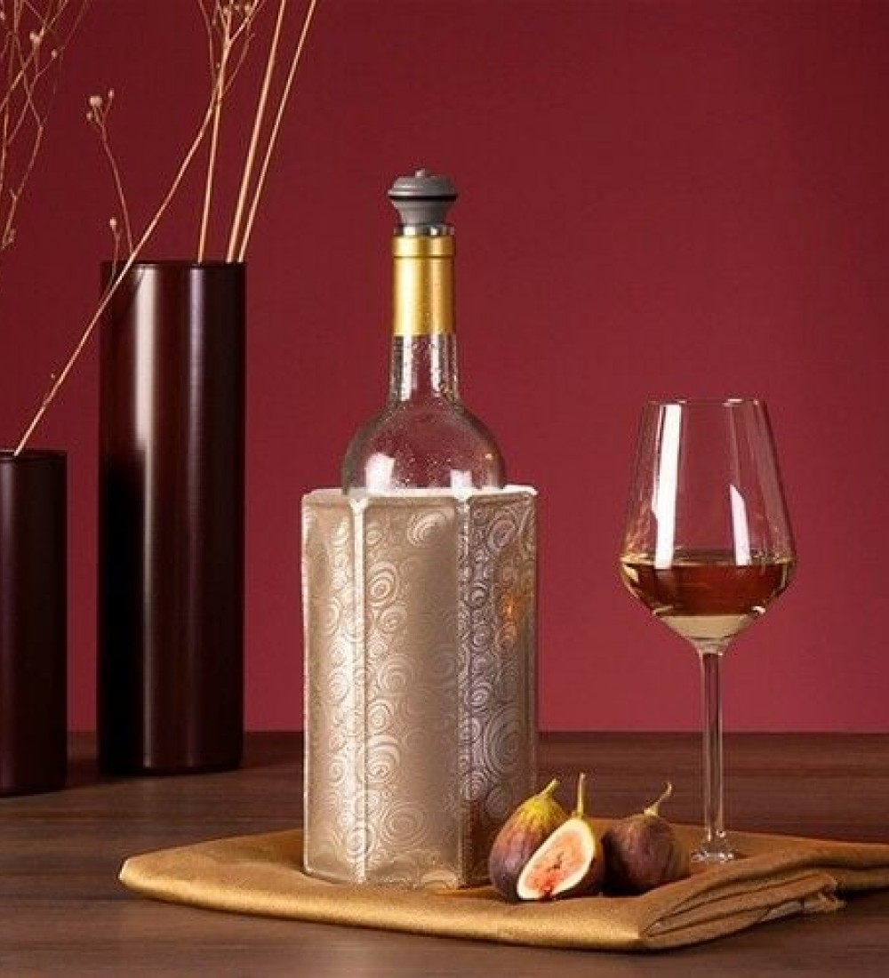 Vacu Vin Aktif Şarap & Şampanya Soğutucu, Platin