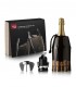 Vacu Vin Şampanya Aksesuar Seti (Şampanya Açacağı, Soğutucu, Servis & Stopper), Kutulu