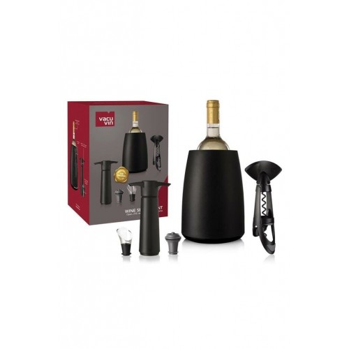 Vacu Vin Şarap Seti, Elegant (5 Parça), Kutulu