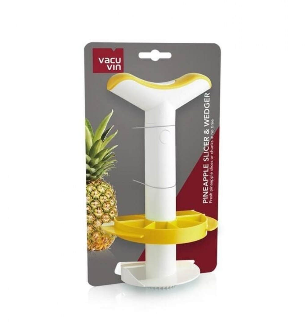 Vacu Vin Ananas Dilimleyici, Sarı & Beyaz