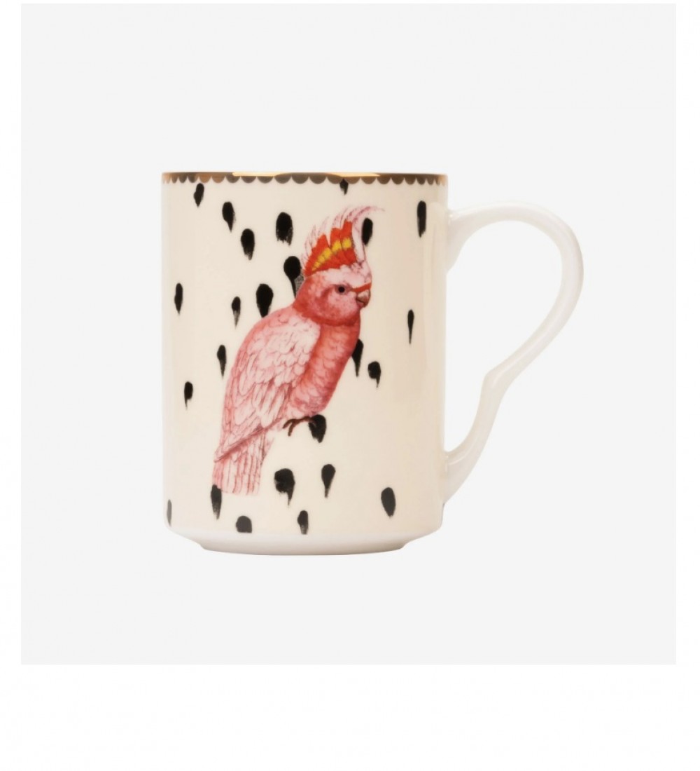 Yvonne Ellen Beyaz Porselen Kupa 350 Ml Animals Collection