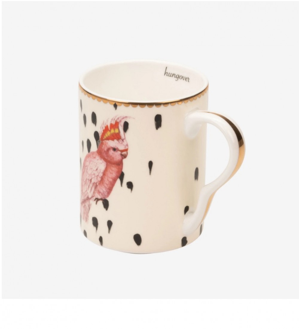 Yvonne Ellen Beyaz Porselen Kupa 350 Ml Animals Collection