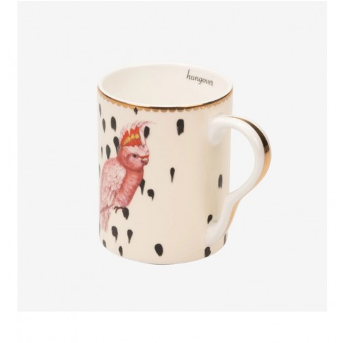 Yvonne Ellen Beyaz Porselen Kupa 350 Ml Animals Collection