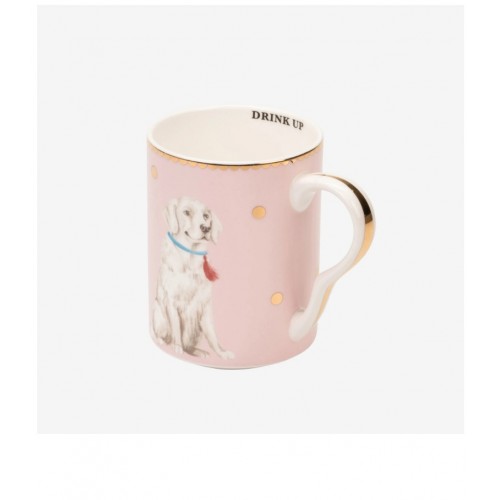 Yvonne Ellen Pembe Porselen Kupa 350 Ml Animals Collection