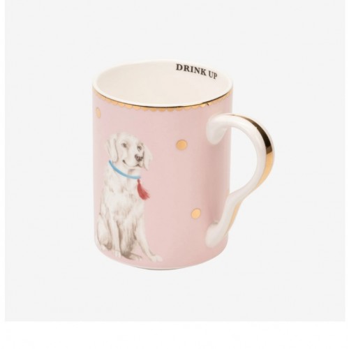 Yvonne Ellen Pembe Porselen Kupa 350 Ml Animals Collection