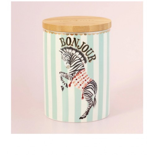 Yvonne Ellen Yeşil Porselen Saklama Kabı 10X15 Cm