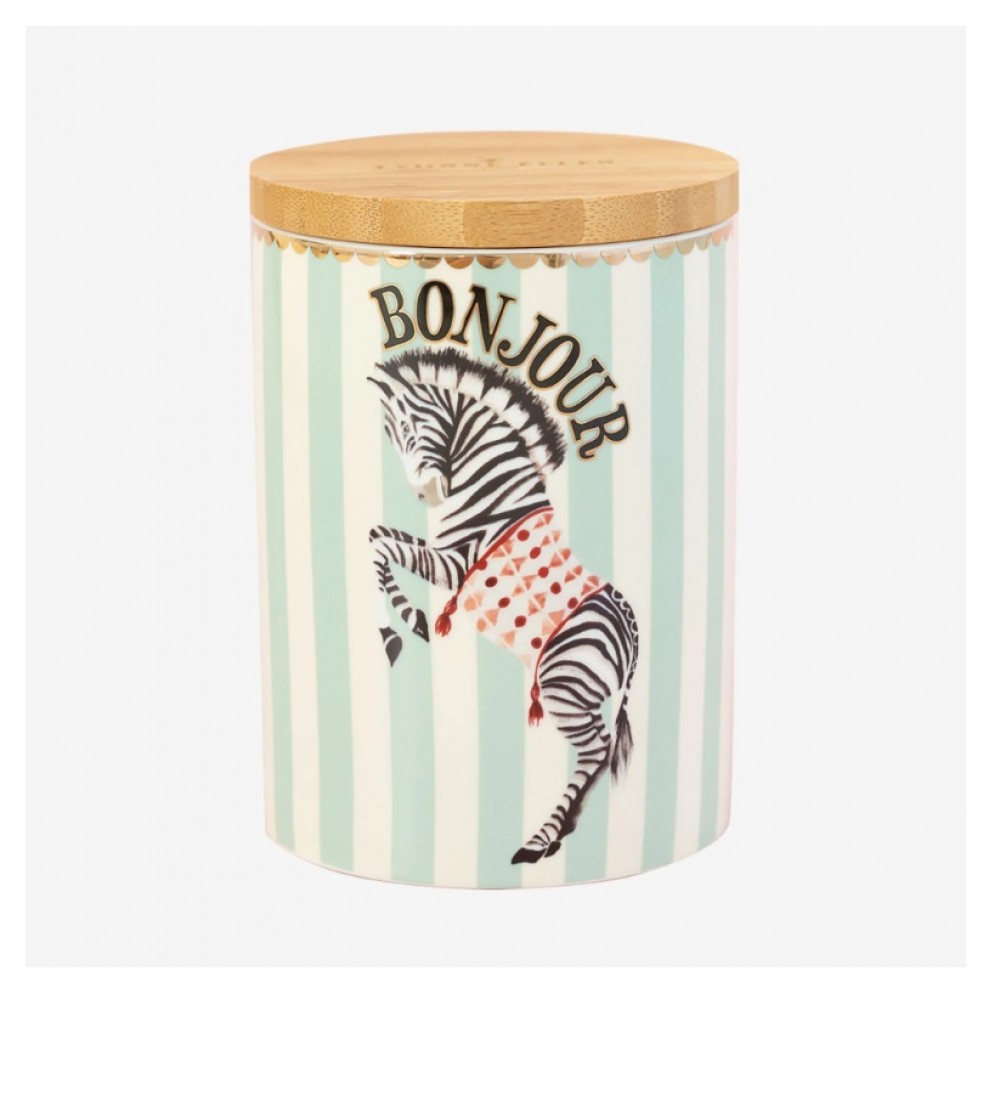 Yvonne Ellen Yeşil Porselen Saklama Kabı 10X15 Cm